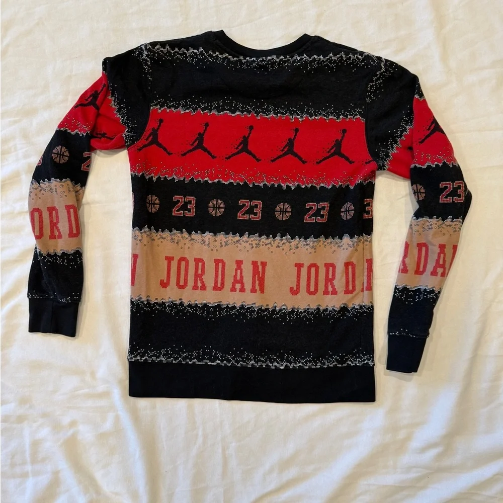 Nike Air Jordan Holiday Crew Neck Sweatshirt - Picture 2 of 4